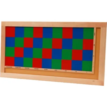 Výuková hračka ADENA MONTESSORI Barevná šachovnice pro násobení