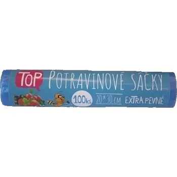 Potravinová fólie Potravinové sáčky modré 20 x 30 cm 100 ks na roli