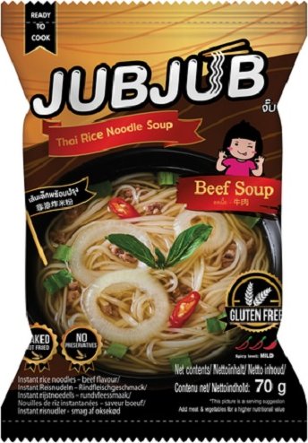 JUBJUB instantní rýžové nudle hovězí