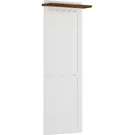 Věšákový panel do předsíně (typ 28) RONE borovice masiv bílá/tabák