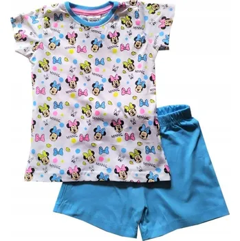 PYŽAMO MINNIE em 6098 bílo - tyrkysové Velikost: 110
