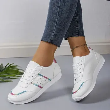 Pánské tenisky Lehká sportovní obuv pro ženy i muže Barva: Bílá, Velikost: 38