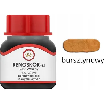 Speciální výtvarná barva Renoskór BARVA LAK NA KŮŽI JANTAROVÝ