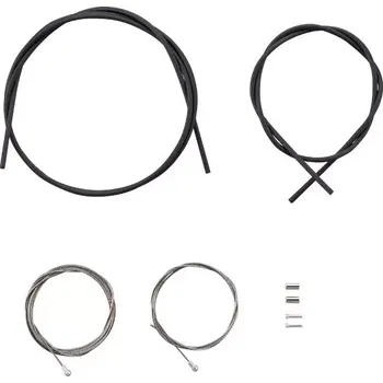 Lanko pro jízdní kolo Shimano Brzdový set Shimano DURA-ACE, SLR Sil-tec bowdeny + lanka barva černá