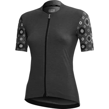 cyklistický dres Dotout Dámský dres Dotout Check melange dark gray velikost S