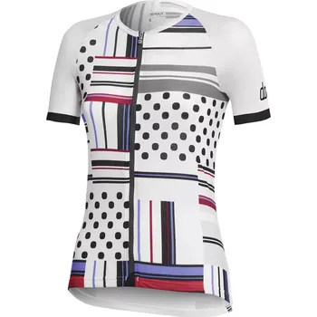 cyklistický dres Dotout Dámský dres Dotout Square white velikost XS