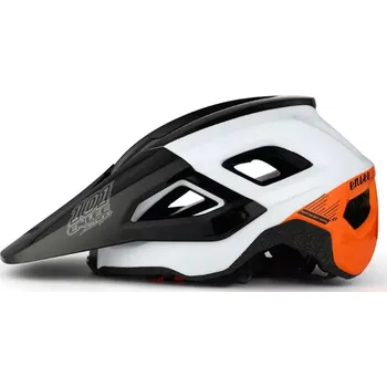 Cyklistická přilba Helma Enlee 101 SCR, bílá/oranžová velikost 56-60