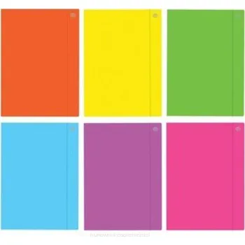 Desky s gumou A4+ Fluo Interdruk na dokumenty, školní, mix barev