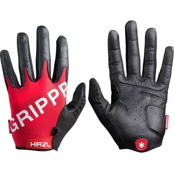 Cyklistické rukavice Hirzl Rukavice Hirzl Grippp Tour FF 2.0 - červené dlouhoprsté velikost XXXL