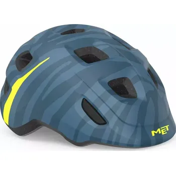 Cyklistická přilba MET Dětská helma MET Hooray, modrá zebra velikost 46-52