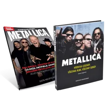 Literární biografie Komplet: Metallica (kniha + bookazine)