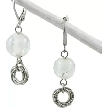 Náušnice Bublinkové náušnice s vinutkami