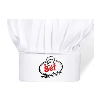 Karnevalový doplněk Čepice kuchař pro dospělé