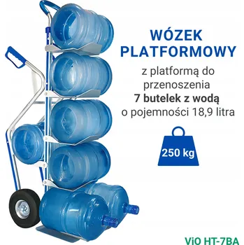 Plošinový vozík s plošinou pro přepravu lahví ViO HT-7BA, max. nosnost 250 kg