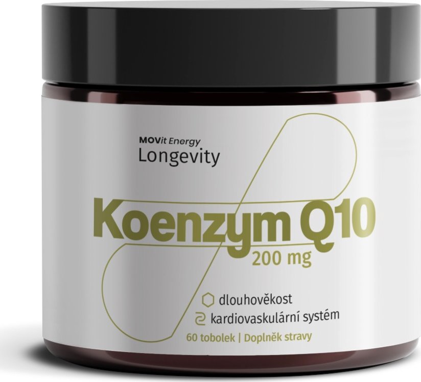 MOVit Energy LONGEVITY Koenzym Q10 200 mg 60 tobolek