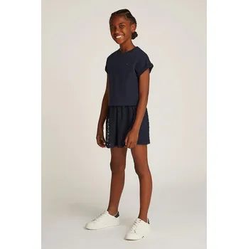 Dívčí šaty Dívčí šaty Tommy Hilfiger KG0KG08333.128.176.PPYA námořnická modř 59X, vel. 140