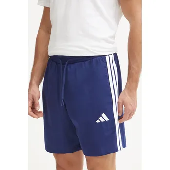 ADIDAS Šortky Essentials 3-Stripes Single Jersey 7-Inch XL BÍLÁ|MODRÁ