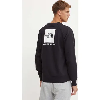 Pánská mikina Mikina The North Face Raglan Redbox Crew NF0A89FAJK31 černá 99X, vel. XL