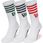 NEW ERA Ponožky NEW ERA Stripe crew socks 3pk 39/42 EU 60684241