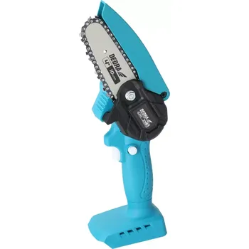 Motorová pila Dedra Mini Aku 18V řetězová pila 4" DED6984, 100 mm lišta, SAS+ALL na větve (Dedra DED6984 Akumulátorová série SAS+ALL Mini řetězová pila 18v s lištou 100 mm, kartáčový motor)