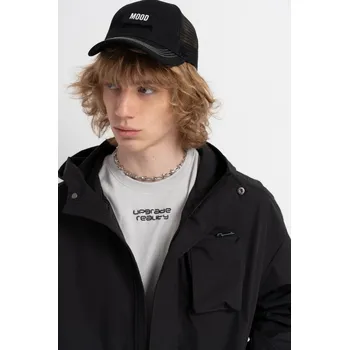 Kšiltovka Reporter Young | Chlapecká černá kšiltovka s odnímatelnými nápisy - Barva ČERNÁ, Velikost R2 251-0990B-16-100-1