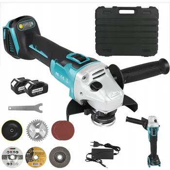 úhlová bruska BEZKARTÁČOVÁ AKUMULÁTOROVÁ ÚHLOVÁ BRUSKA BRUSKA KOTOUČ 2x AKUMULÁTOR