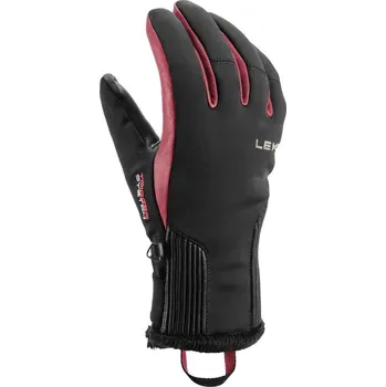 Lyžařské rukavice LEKI Vallarta 3D W - black-rosé 8,5
