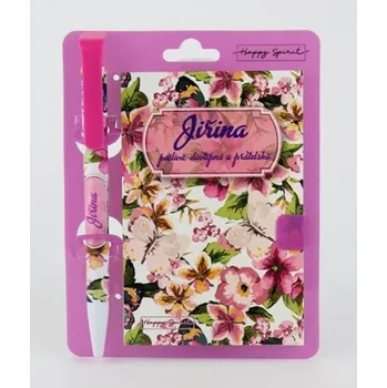 Dětské zboží Magnetický bloček s propiskou JIŘINA