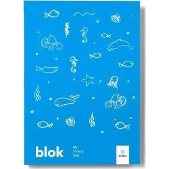 Poznámkový blok SVĚT A5 - čistý 50 listů