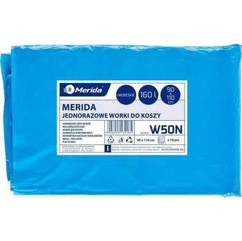 Pytle na odpadky PYTLE NA ODPADKY MERIDA 160 L SKLÁDANÉ MODRÉ