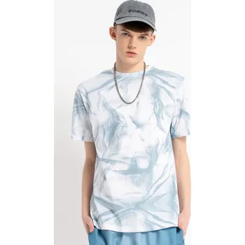 Reporter Young | Chlapecké bílé tričko s modrým potiskem OCEÁNU - Barva BÍLÁ, Velikost 164 251-0440B-62-200-1