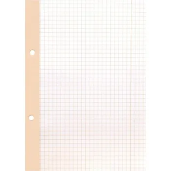 Blok Náplň do pořadače A5, 50 listů, linkovaný (mřížka), mix barev