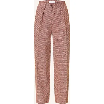 Rich & Royal Dámské Marlene Kalhoty Z Buklé, tmavě oranžová /...