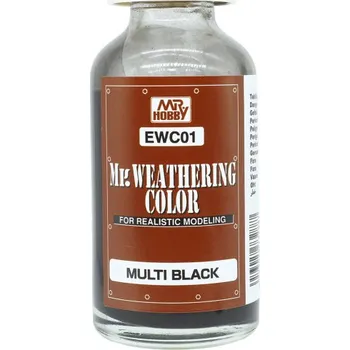 Gunze Sangyo EWC-01 Mr.Hobby Weathering Color Multi Black (50 ml)