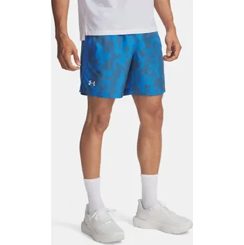 Pánské kraťasy Pánské kraťasy Under Armour UA LAUNCH 7'' PRINT SHOR 1382621-402 Modrá XXL
