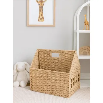 Úložný box Sinsay - Pletený úložný koš ve tvaru domečku - béžová - 496GM-08X - 496GM-08X-ONE