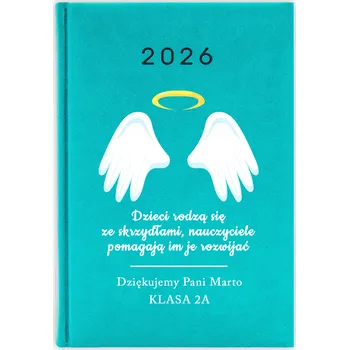 Kalendář Knižkový kalendář 2026 A5 FunnyCase modrý