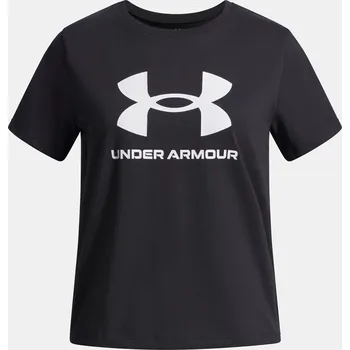 Dívčí tričko Dívčí tričko Under Armour UA BIG LOGO SS-BLK 1389756-001 Černá YXS