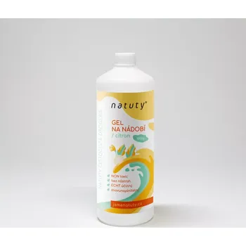 Prací gel Gel na nádobí s vůní citronu 1l (Tekutý prostředek na nádobí je určen na ruční mytí hrnců, talířů, skleniček, pánvic, příborů, apod.)