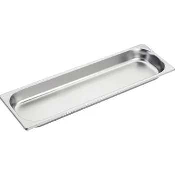 Nádoba na pečení Gastronádoba nerezová plná GN 2/4 530 x 162 mm, hloubka: 40 mm