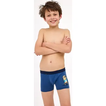 Boxerky Boxerské šortky Cornette Young Boy 700/150 Capybara 2 134-176 džínovina 146-152