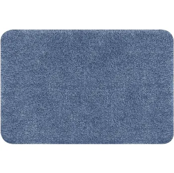 Koupelnová předložka Spirella koupelnová předložka BRIZZOLO, modrá, akryl, protiskluzová, 55 x 65 cm