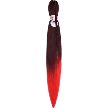 Příčesek 100% EZ Kanekalon BLACK/RED