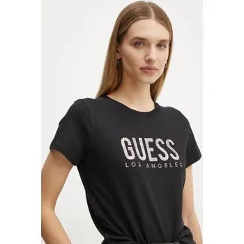 Pánské tričko Tričko Guess W5RI19.I3Z14 černá 99X, vel. S
