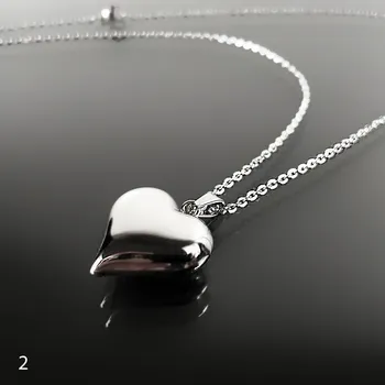 Náhrdelník Ocelový náhrdelník srdce č. 2