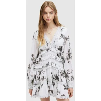 Dámské šaty Šaty AllSaints ZORA IONA DRESS W167DA bílá 00X, vel. 36