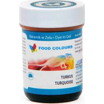 Potravinářské barvivo Food Colours Gelová barva Food Colours, Turquoise