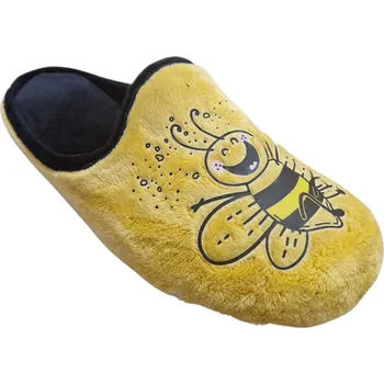 Oblečení a móda Plyšové pantofle Včelky Peon – teplé, pohodlné, protiskluzové Velikost: 40 (6.5)