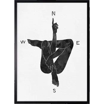 Nástěnná dekorace home & lifestyle Zen Man Four Sides 15.41.201.5226 vícebarevná MLC