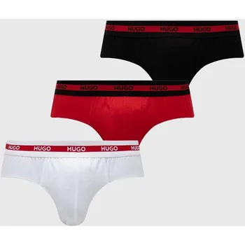 Boxerky Spodní prádlo HUGO HIPBR TRIPLET PLANET 3-pack 50492378 červená 33X, vel. S
